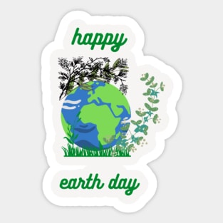 happy earth day Sticker